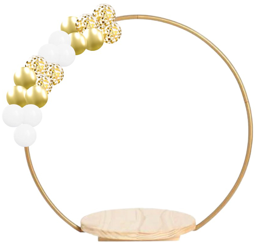 Gold Hoop Cake Stand