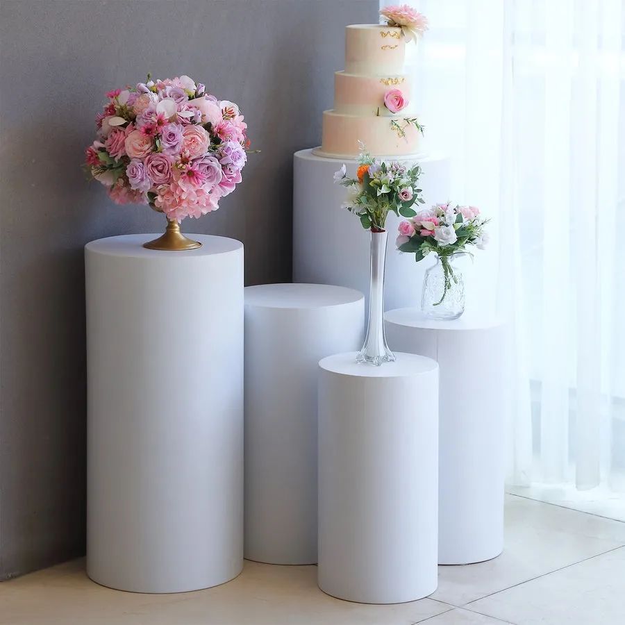 White Pedestals